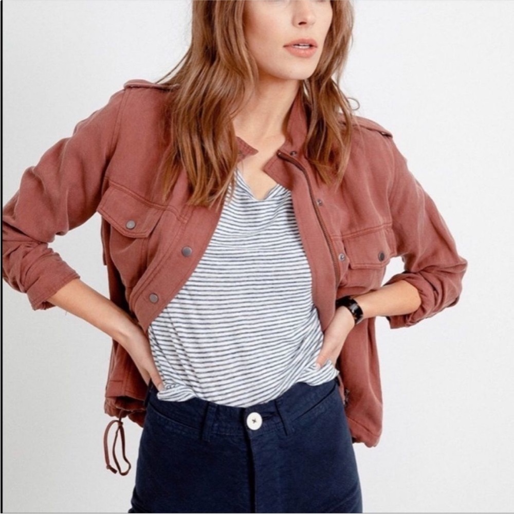 RAILS COLLINS MILITARY BRICK JACKET SIZE S